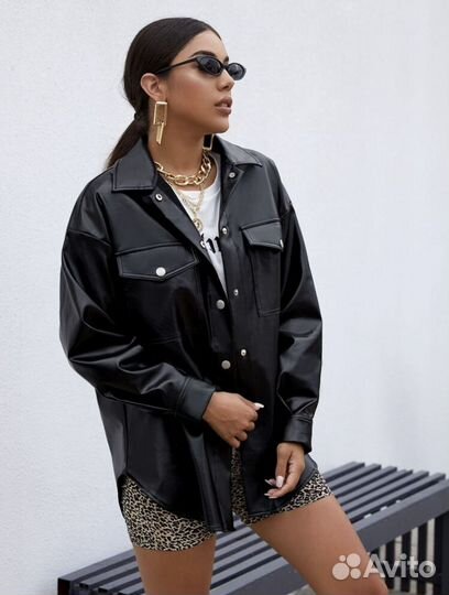 Кожаная рубашка