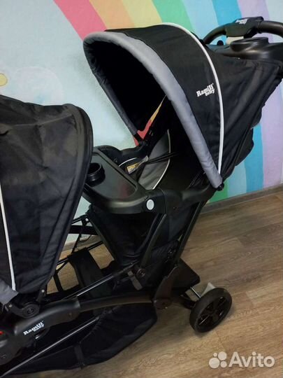 Коляска для двойни погодок Ramili Baby Twin ST