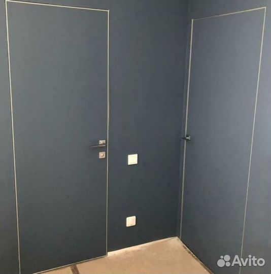 Скрытая дверь под покраску