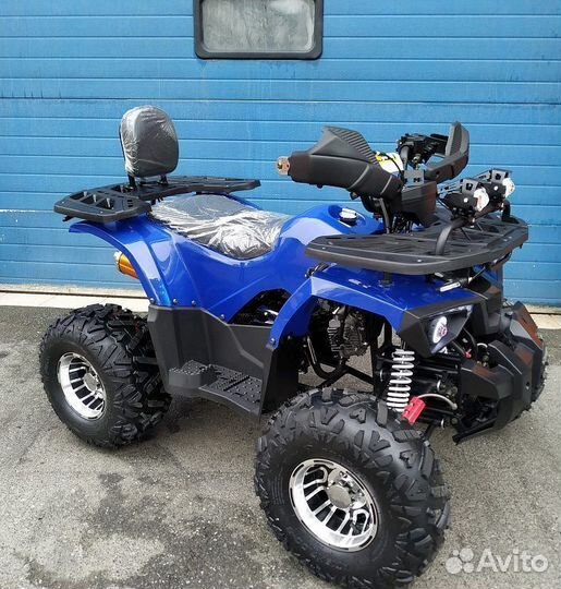 Синий квадроцикл aerox 125