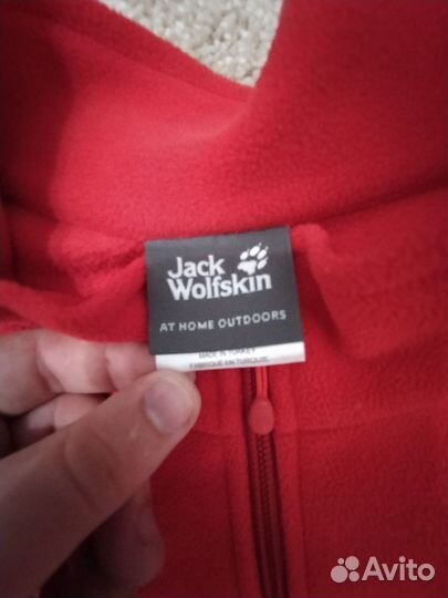 Флисовая кофта jack wolfskin