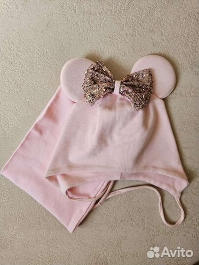 Комплект шапка и снуд детский