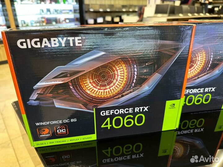 New Видеокарта gigabyte GeForce RTX 4060 OC 8Gb