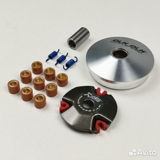 Спортивный вариатор. Вариатор скутера тюнингованный. Роликовое сцепление. Тюнингованный вариатор для скутера Power.