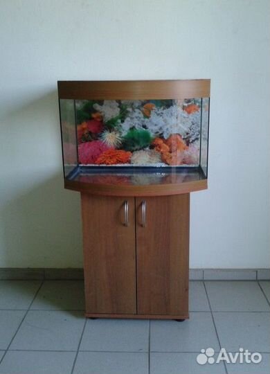 Аквариум 100 свет биофильтр фон подставка