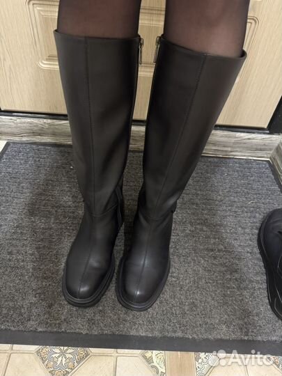 Зимние женские сапоги 38 натуральная кожа