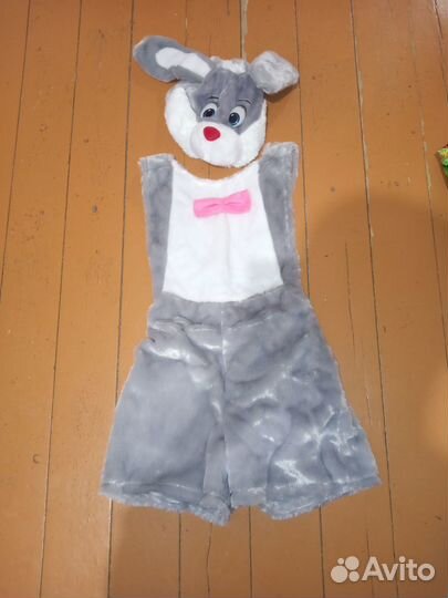 Новогодний костюм зайчика 5 - 6 лет