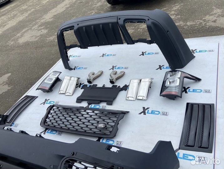 Бампер задний Range Rover Vogue SVO 2013-2017