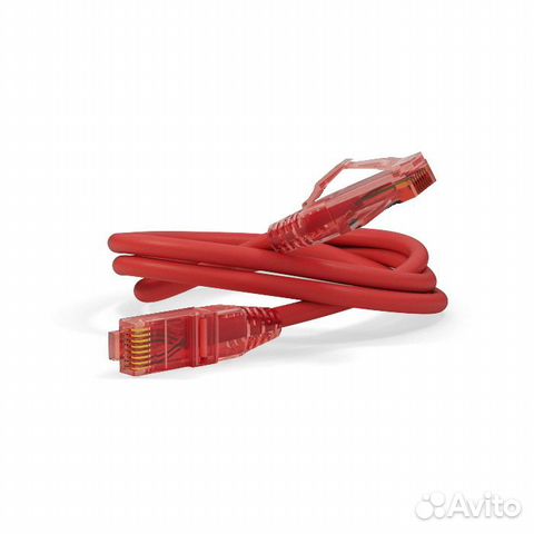 Патч-корд U/UTP, Cat.5e, lszh, 0,5 м, красный PC-L