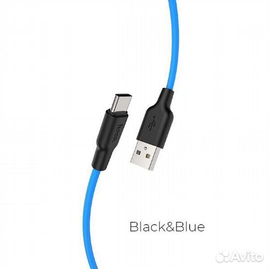 Кабель hoco X21 Plus Silicone charging cable for T