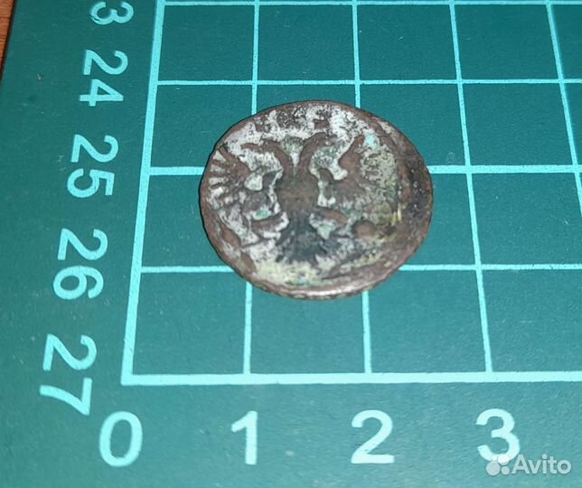 Монета Полушка 1734г