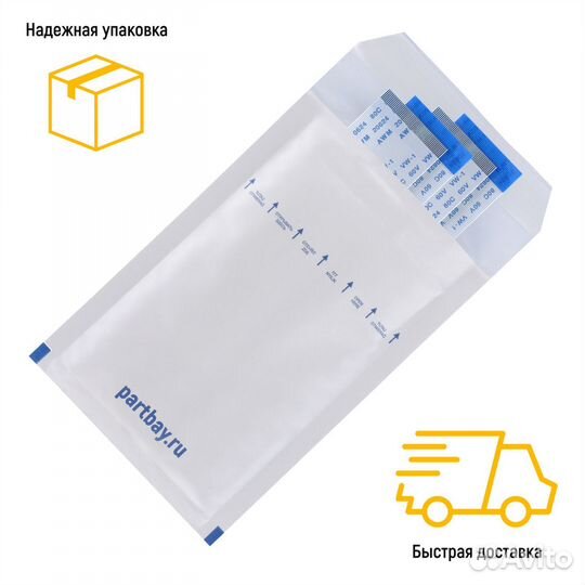 Шлейф тачпада для ноутбука Asus K43S FFC 12-pin Ша