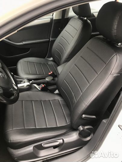 Чехлы VW Jetta 6 (2011-2019) Экокожа Автопилот