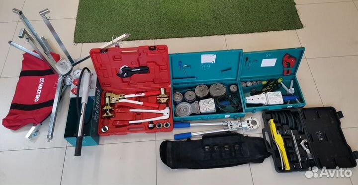 Аренда сантехнического инструмента. Rehau, valtec