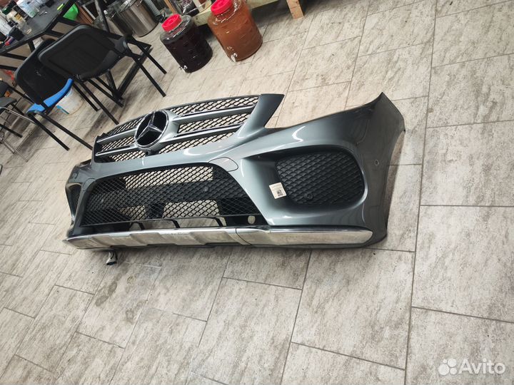 Бампер передний Mercedes GLS X166 W166 AMG пакет