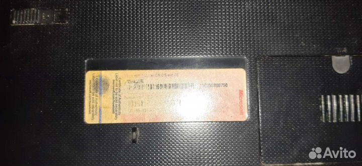 Нерабочий ноутбук asus