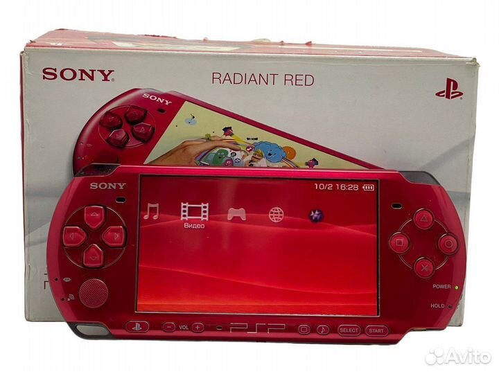 Игровая приставка Sony PSP 3008 (Red, HD1045841)