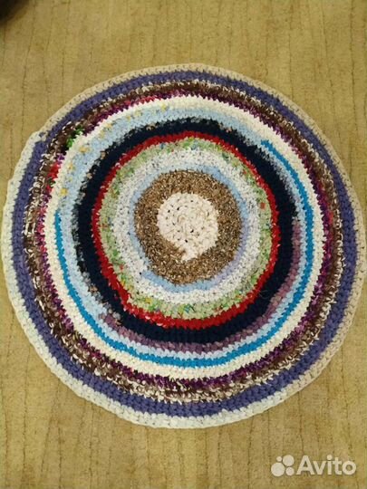 Коврики вязаные большие