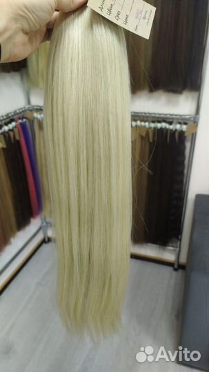 Волосы натуральные срез