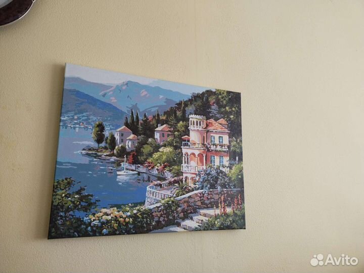 Картина домик у моря