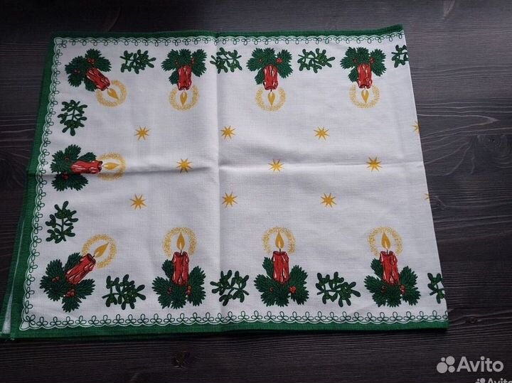 Скатерть дорожка Рождество для декора 90.5х37.8 см