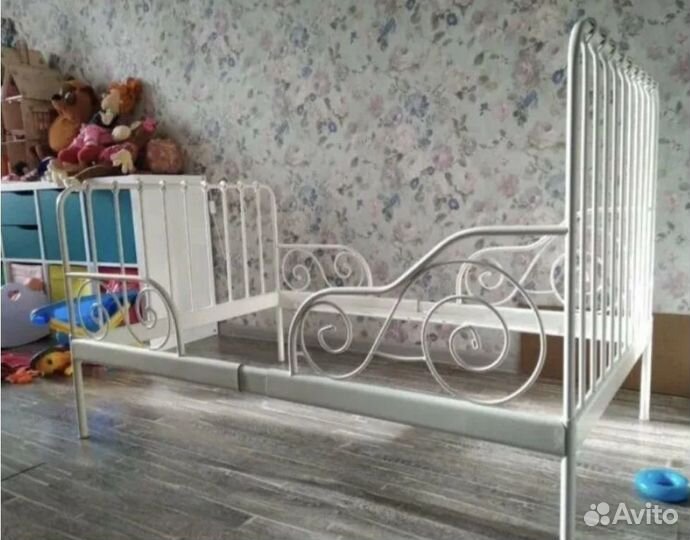 Кровать растущая IKEA белая