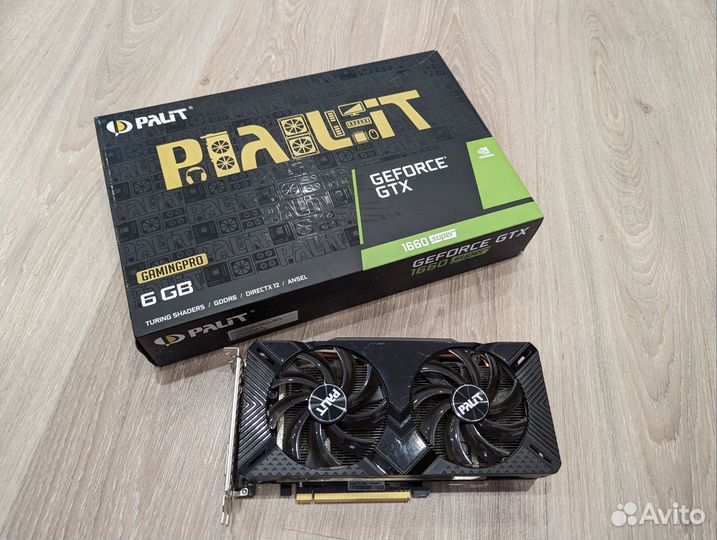 Видеокарта gtx 1660 Super (palit)