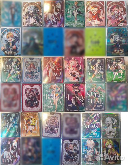 Коллекционные карточки genshin impact