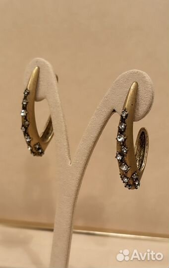 Alexander mcqueen серьги винтаж премиум