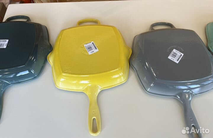 Посуда le creuset чугунные сковороды гриль