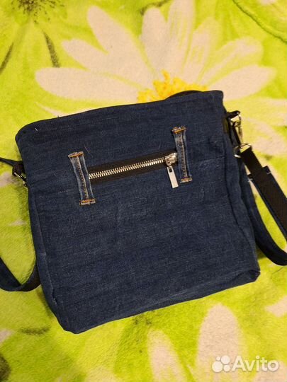 Сумка джинсовая