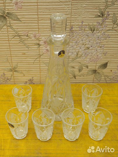 Сервиз «Нежность», дятьковский хрусталь