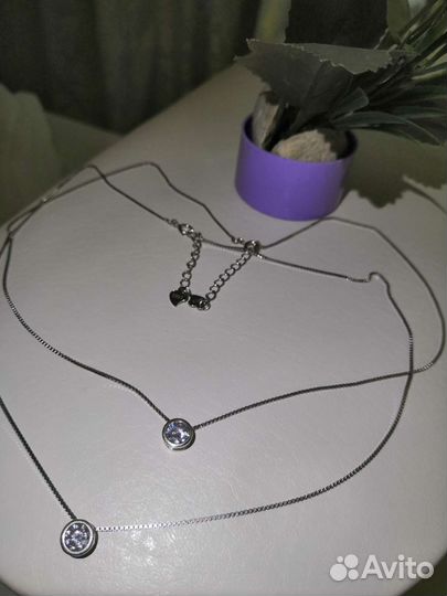 Колье серебро 925проба