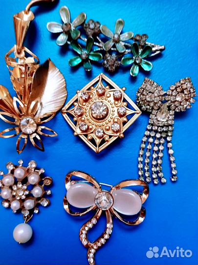 Винтажная брошь