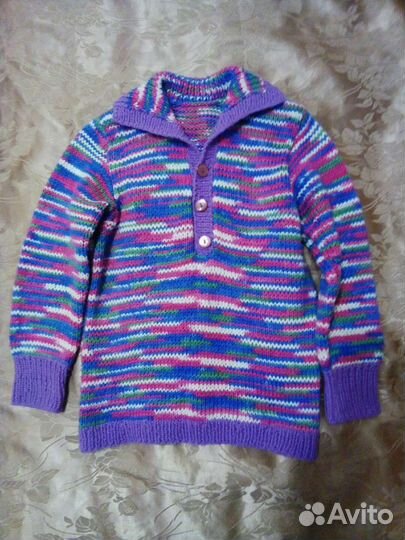 Теплая кофта на 5-6 лет