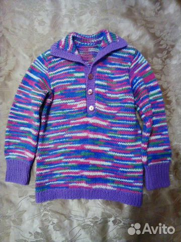 Теплая кофта на 5-6 лет