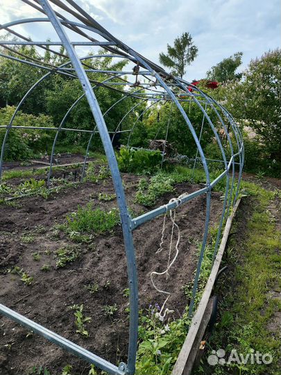 Теплица на металокаркасе 3 на 6 метра б/у