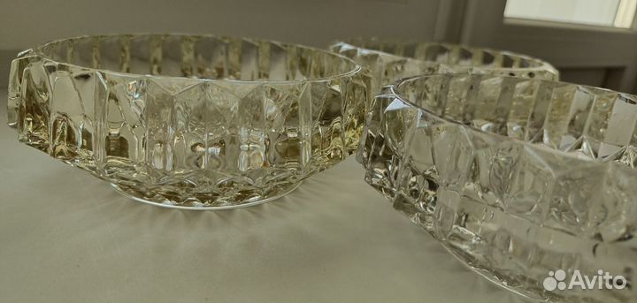 Селедочницы стекло СССР, пепельница, конфетница