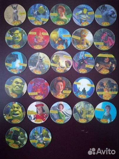 Фишки Шрек и Шрек2