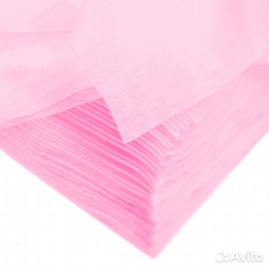 Простыня одноразовая розовая, 200х80см