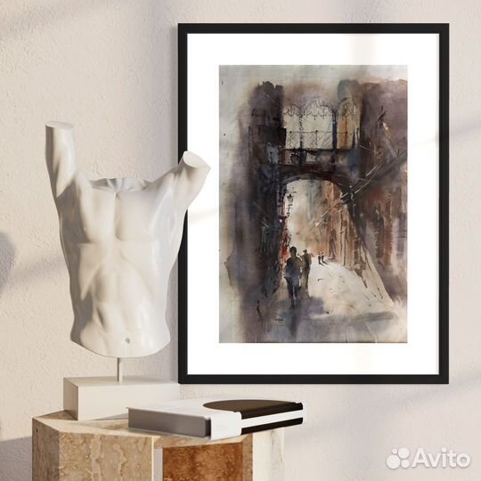 Картина акварель 