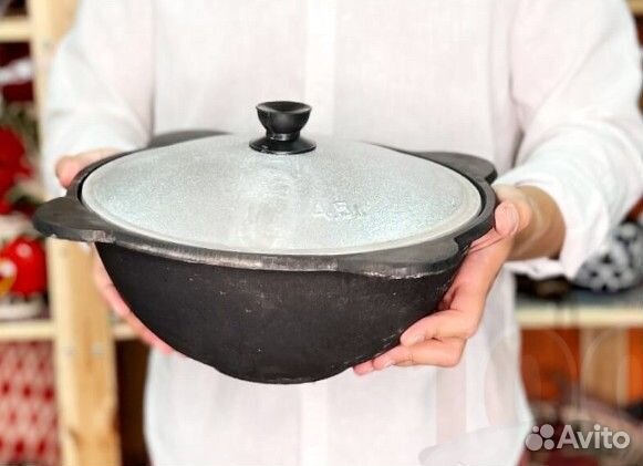 Казан чугунный узбекский