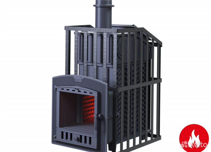 Печь для бани gfs зк 25 (п ураган)