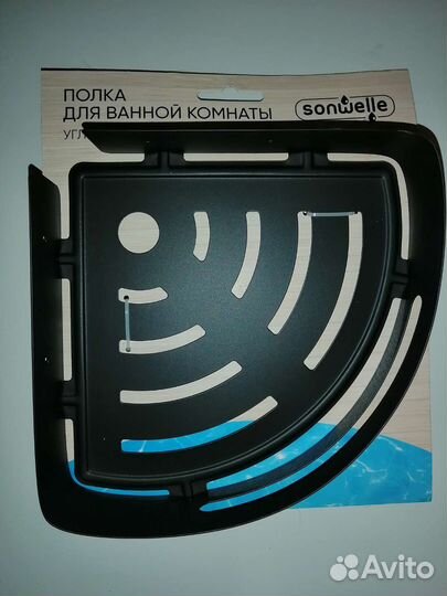 Угловая полка для ванной