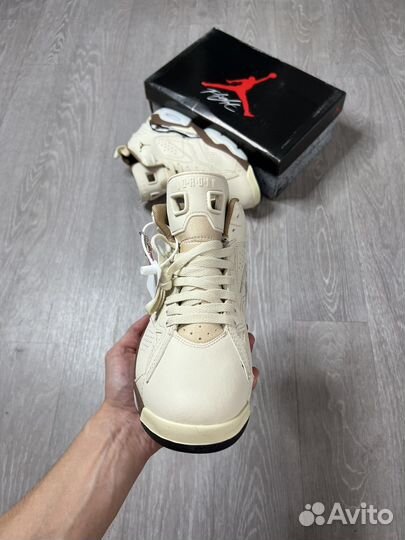 Кроссовки Nike Air Jordan 6 Retro Beige (Новые)