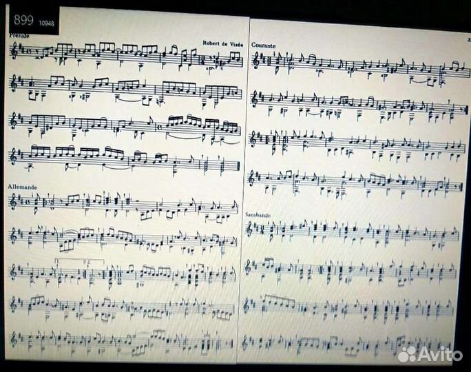 Ноты для классической гитары