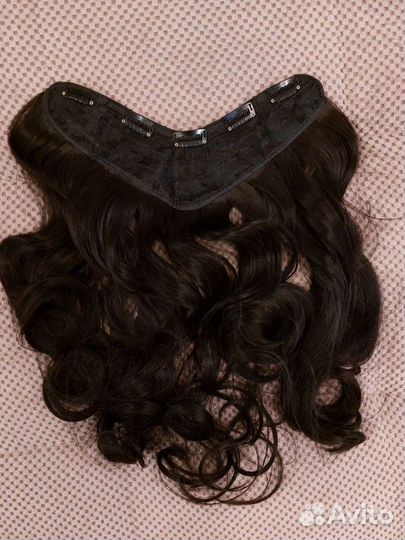 Волосы на заколках клипсах для наращивания