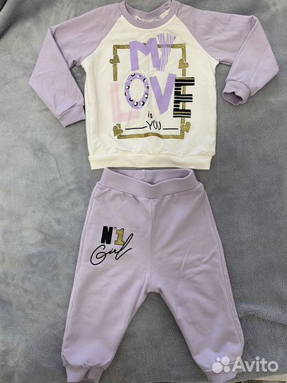Детский костюм для девочки 68-80