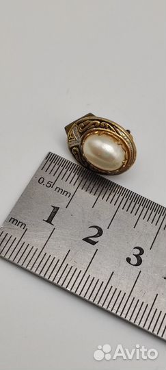 Клипсы винтажные Дамаскин №28 000 Размер на фото и