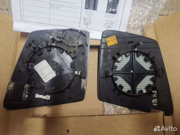 На Мерседес. Зеркало заднего вида